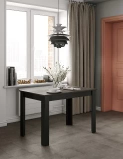 Eettafel Nice 110 Cm - Zwart/beton 16 Eettafel Nice 110 Cm - Zwart/beton -Songmics Winkel 2280A7698X00 Nice concrete look and black 1 8123