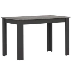 Eettafel Nice 110 Cm - Zwart/beton 17 Eettafel Nice 110 Cm - Zwart/beton -Songmics Winkel 2280A7698X00 Nice concrete look and black 3 8370