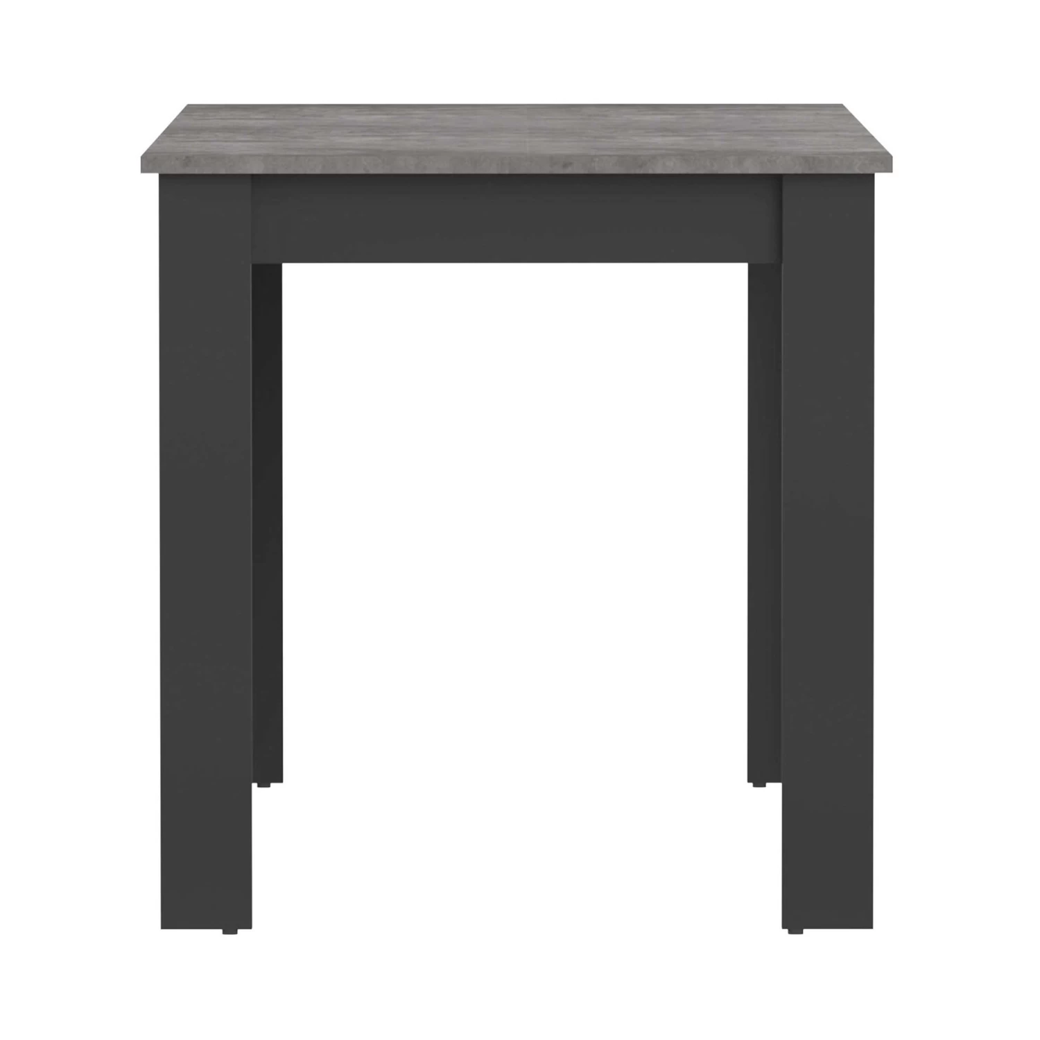 Eettafel Nice 110 Cm - Zwart/beton 5 Eettafel Nice 110 Cm - Zwart/beton - Afbeelding 3