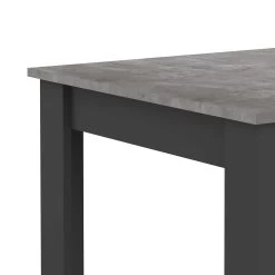 Eettafel Nice 110 Cm - Zwart/beton 13 Eettafel Nice 110 Cm - Zwart/beton -Songmics Winkel 2280A7698X00 Nice concrete look and black 6 0e2f