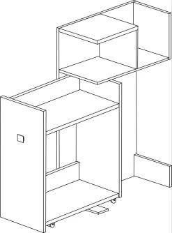 Kledingkast Voor Hoogslaper Jet - Oud Roze -Songmics Winkel 2286 2287 2288 250 7106