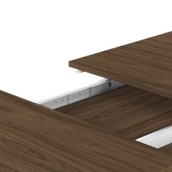 Uitschuifbare Tafel Kim 90x134/174 - Walnoot -Songmics Winkel 2290A0800X00 Dining Table walnut and white 6 a59c