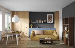 Uitschuifbare Tafel Kim 90x134/174 - Walnoot -Songmics Winkel 2290A0800X00 Dining Table walnut and white 8 f4c1