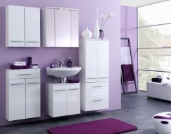 Badkamerkast Small 50cm 2 Deuren & 2 Lades - Hoogglans Wit 13 Badkamerkast Small 50cm 2 Deuren & 2 Lades - Hoogglans Wit -Songmics Winkel 231.2096 3 8588