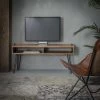 Tv-meubel Quadro 110cm - Acaciahout -Songmics Winkel 2334 15 1 144b