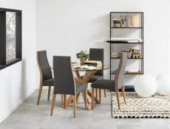 Eettafel Hennie ø119cm - Lichte Eik Decor -Songmics Winkel 2394F2F8 C821 4EE8 8D44 85389636080E 63a2