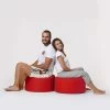 Atelier Del Sofa Poef | Styrofoam Vulling | Waterdicht | Rood -Songmics Winkel 248FRN1549 20 201 a950