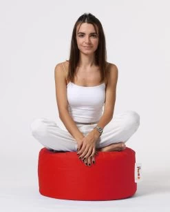 Atelier Del Sofa Poef | Styrofoam Vulling | Waterdicht | Rood -Songmics Winkel 248FRN1549 20 205 ffe1