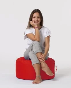 Atelier Del Sofa Poef | Styrofoam Vulling | Waterdicht | Rood -Songmics Winkel 248FRN1549 20 207 7c53