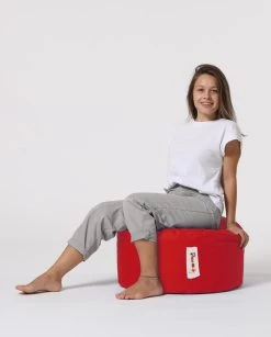 Atelier Del Sofa Poef | Styrofoam Vulling | Waterdicht | Rood -Songmics Winkel 248FRN1549 20 208 c46a