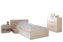 Kinderbed Charly 90x200 -Songmics Winkel 2498 LITM CO3T CH1T CYCLO f103