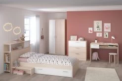 Kinderbed Charly 90x200 -Songmics Winkel 2498 LITM ENVI CO3T BURE A2PT 5ad9