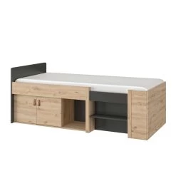 Bed Met Opbergruimte Liam 90x200 - Artisan Eik -Songmics Winkel 2 ARTHUS CH2W MH2W 05 1H2W205 03 4f69