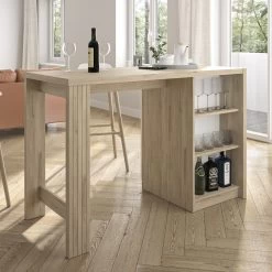 Bartafel Jolanda 140x61cm - Eik Decor