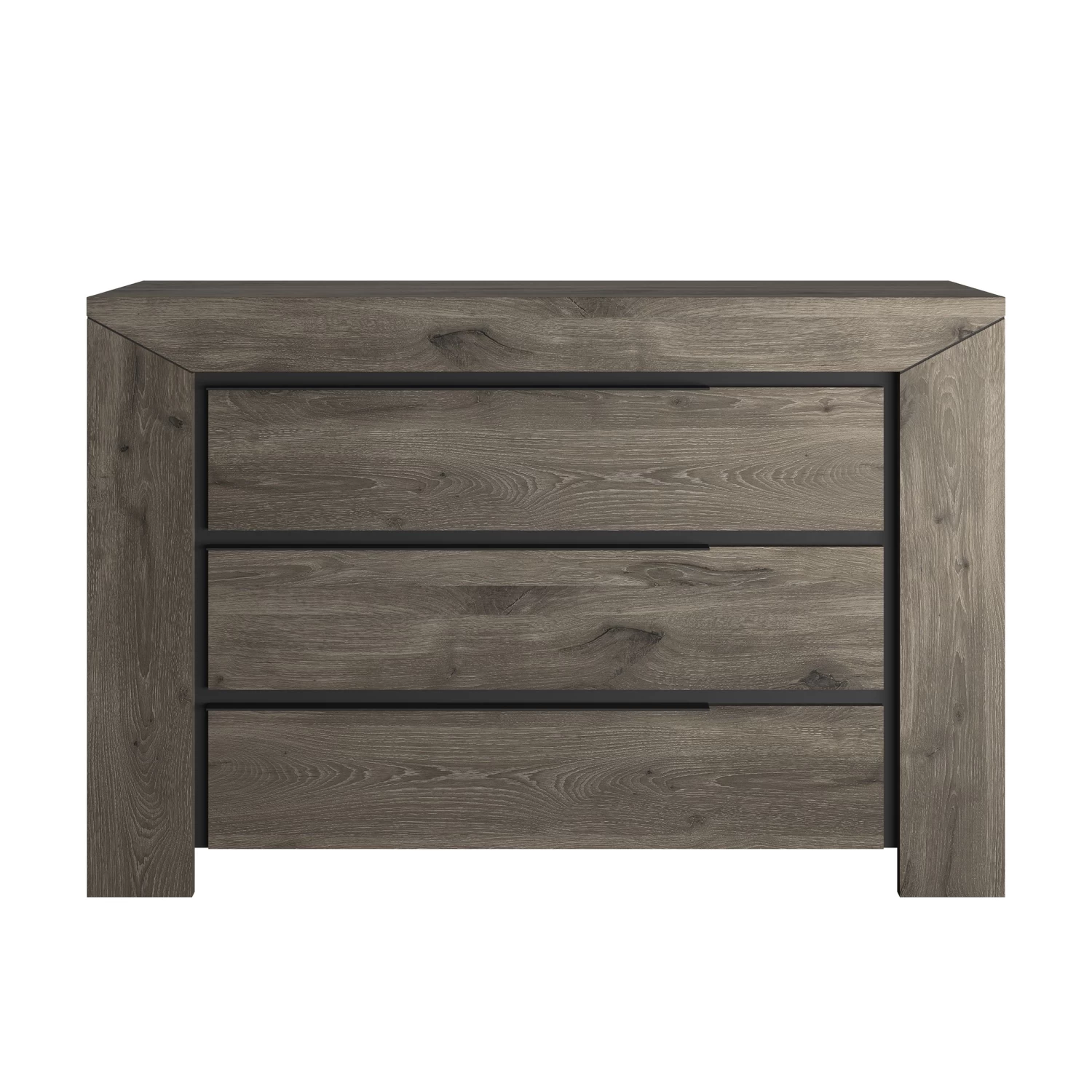 Commode East 3 Lades - Donkere Eik 6 Commode East 3 Lades - Donkere Eik - Afbeelding 4