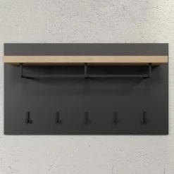 Wandpaneel Synnax | 90 X 27 X 50 Cm | Anthracite Oak