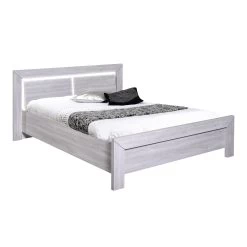 Bed Neal 140x200 Met Verlichting - Grijze Eik -Songmics Winkel 3102000099170 E2 NEVA93 LIT140 18 17CF0314 HD a81b