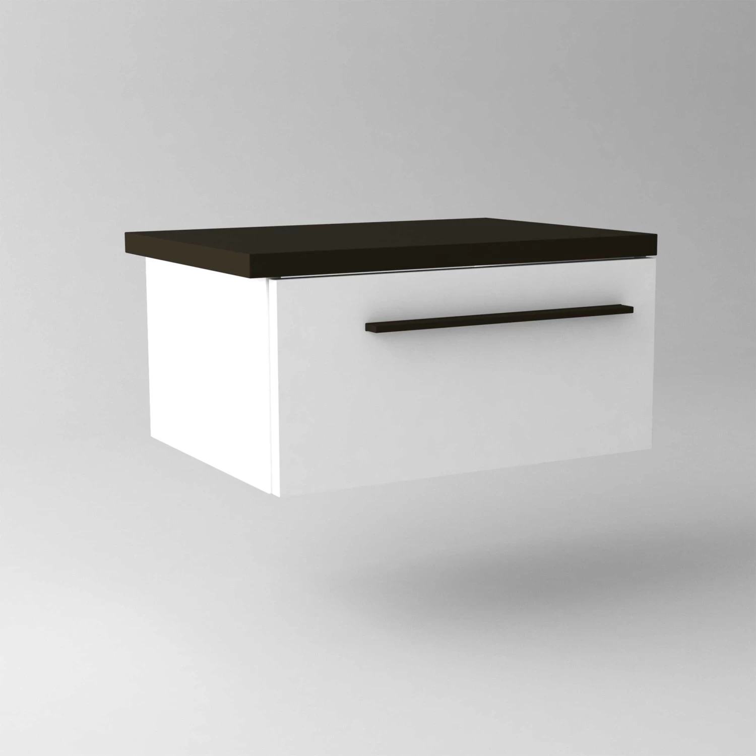 Nachtkastje Paxton Rechts 52cm 1 Lade - Donkergrijs - Afbeelding 5