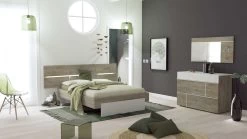 Spiegel Paxton 120cm - Grijze Eik -Songmics Winkel 3102000108575 3102000108643 3102000108650 F1 PRADO 4381 LIT COMMODE ambiance 4d56