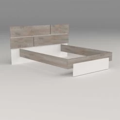 Tweepersoonsbed Paxton 180x190 - Grijze Eik -Songmics Winkel 3102000108599 Q2 PRADO 4381 LIT180 N20 18CD0318 f606