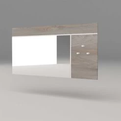 Spiegel Paxton 120cm - Grijze Eik -Songmics Winkel 3102000108650 P PRADO 4381 MIROIR N23 18CD1711 947d