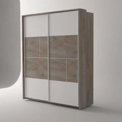 Passepartout Paxton - Grijze Eik -Songmics Winkel 3102000108667 P2 PRADO 4381 ARMOIRE N27 18CD6200 arche ecfa