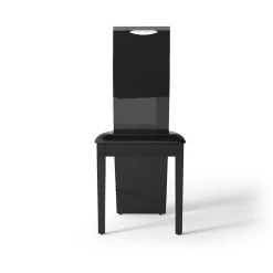 Eetkamerstoel Siola - Zwart -Songmics Winkel 3102000109299 F3 SPIRIT 38 CHAISE NOIRE N21 19SD2521 d2cd