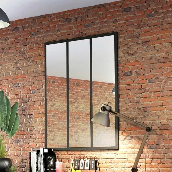 Spiegel Becky 95cm - Antraciet