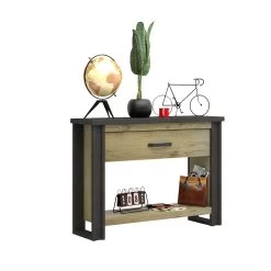 Sidetable Becky 119cm 1 Lade - Bruin -Songmics Winkel 3102000112060 Z1 BAXTER 1117 CONSOLE 1T N 49 21SB1801 af3e