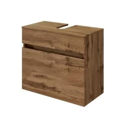 Wastafelonderkast Brama 60cm 1 Lade - Wotan Eik -Songmics Winkel 314.3166 664e