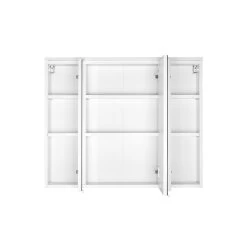 Spiegelkast Pollet 80cm 3 Deuren - Wit -Songmics Winkel 337.1.2165 2 feec