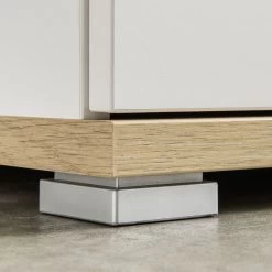 Garderobekast Stoffel 59cm - Wit/eik -Songmics Winkel 3770 513 det fuss a 7323