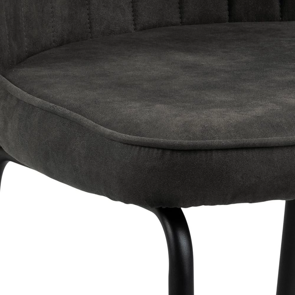 Eetkamerstoel Patri - Antraciet/zwart 7 Eetkamerstoel Patri - Antraciet/zwart - Afbeelding 5