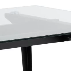 Eettafel Maurane 180x90cm - Zwart -Songmics Winkel 392A0434 53BA 4CB0 98C4 8F4888565525 040b