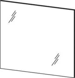 Spiegel Tille 89cm - Eik -Songmics Winkel 3938 st 58d1