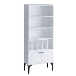 Boekenplank Emerald 60x175x30cm | Witte Afwerking -Songmics Winkel 393MRD1231 20 204 f8e0
