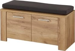 Schoenenkast Castor 96cm Met 2 Deuren - Eik -Songmics Winkel 3957 243 pe sitzkissen a cut 83fe