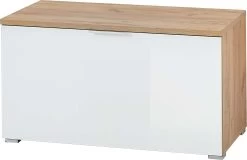 Schoenenkast Tille 89cm Met 1 Deur - Eik/wit -Songmics Winkel 3972 242 pe a cut 296f