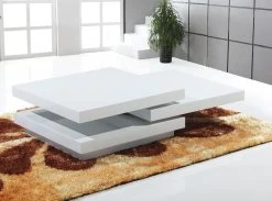 Salontafel Movie 80x80 - Wit -Songmics Winkel 3Rousseau 3010 1 salontafel table basse Movie 1 2 c47b