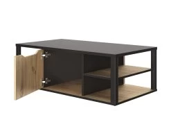 Salontafel Butch 110x60cm - Eik Decor/zwart -Songmics Winkel 3 INDUSTRIEL CE10 ME16 56 1E16106 04 f83c