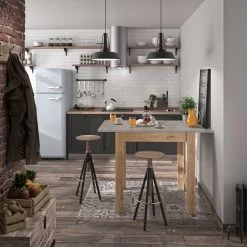 Verlengbare Bartafel Exit 91/131x80 - Helvezia Eik/beton