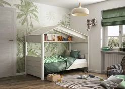 Bedhuisje Kenya - White Wash Kastanje/wit -Songmics Winkel 3 NAIROBI CE62 ME62 2 1E62002 01 1 e7fa