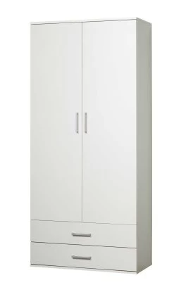 Opbergkast Ronny Met Stofzuigervak - Wit -Songmics Winkel 40102 75 0 75 8622