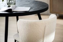 Eetkamerstoel Sinan Teddystof - Naturel -Songmics Winkel 4025 T920 4 057f