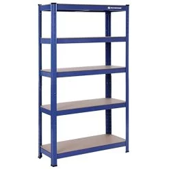 Songmics Stalen Stellingkast Met 5 Etages, Montage Zonder Gereedschap, Berging In Garage, Maximale Belasting. 650 Kg, 30x75x150 Cm -Songmics Winkel 41QWzpUSGHL. SL500 80a5