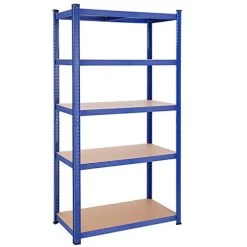 Songmics Stalen Stellingkast Met 5 Etages, Capaciteit 600kg, 50x100x200cm, Blauw -Songmics Winkel 41Z6BufcxhL. SL500 4628