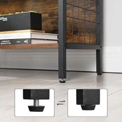 Rustiek Bruin En Zwart Boekenrek Met 4 Verdiepingen En Ophanghaken -Songmics Winkel 41j5gyrN7oL. SL500 74b4