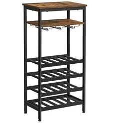 Wijnrek, 20 Flessen, Wijnhouder, Glashouder, Industriële Stijl -Songmics Winkel 41muLcjCSPL. SL500 1f8c