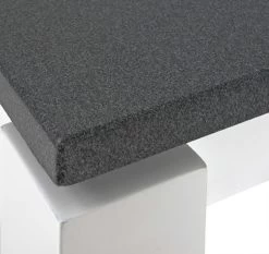 Bijzettafel Marius 40x40cm, 1 Lade - Wit/antraciet -Songmics Winkel 42566 detail b4cc