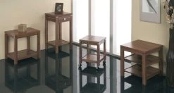 Bijzettafel Op Wielen Anka 35x35cm - Bruin -Songmics Winkel 42810 42811 42816 Milieu 5f4d